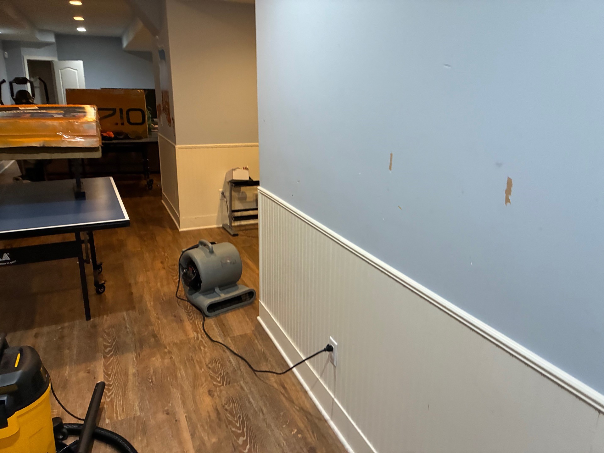 Water damage restoration project in Ann Arbor Michigan