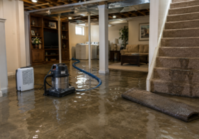 Basement Flooded After Heavy Rain in Metro Detroit